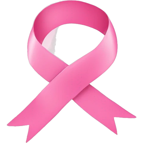 pink ribbon on swan emoji