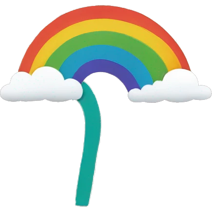 Rainbow bookmark  emoji