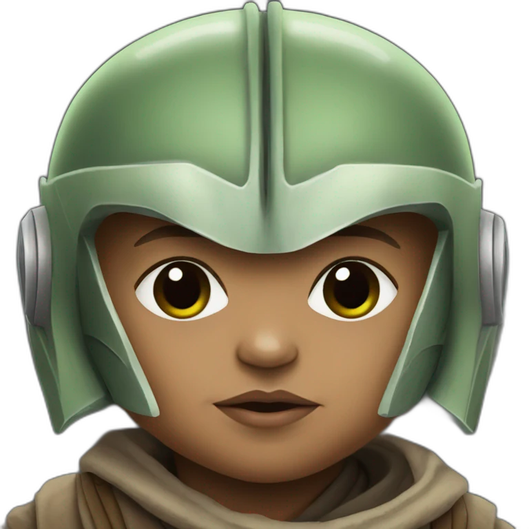 Baby mandalorian yoda emoji