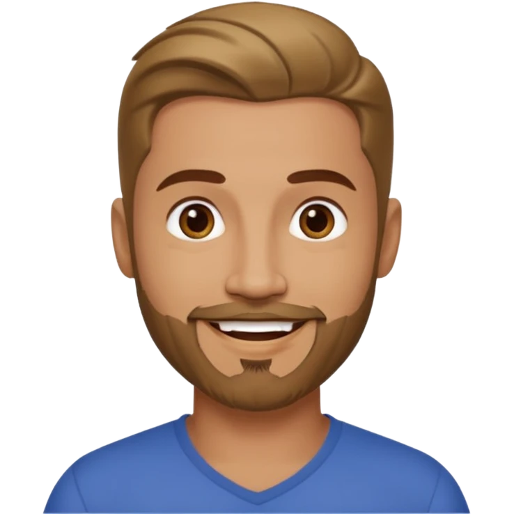 Marcus Patrick Osbourne, Male Actor and Model (b.1974) with goatee beard emoji