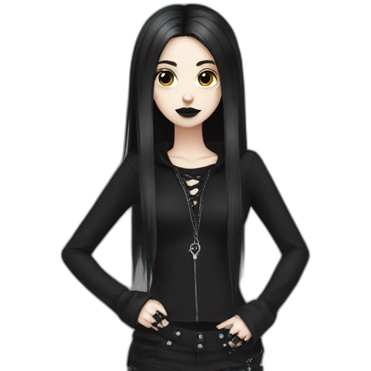 goth gf emoji
