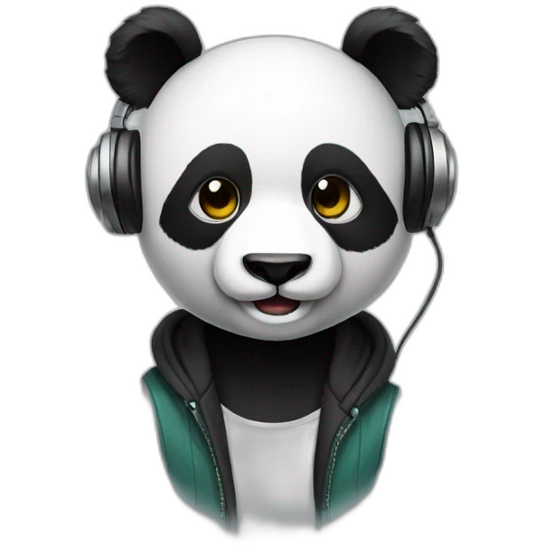 dj panda emoji