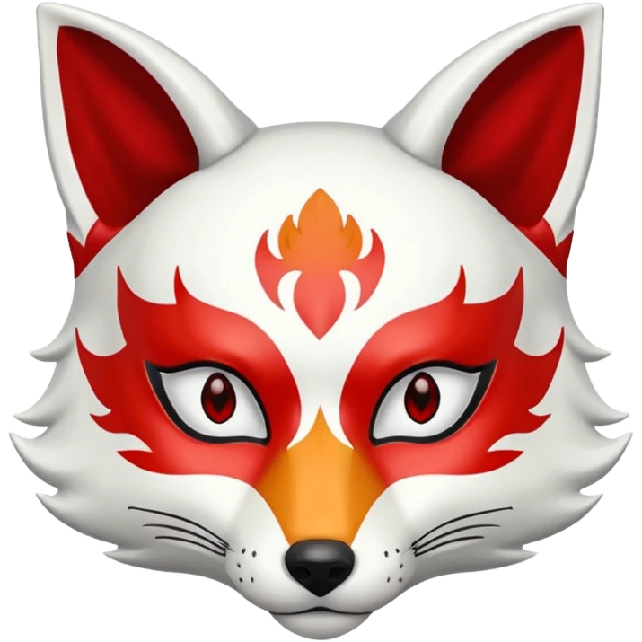Fox mask,kitsune emoji emoji