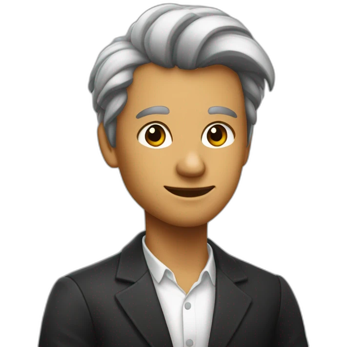 Il est né à l'âge de 14 ans, avec des cheveux noirs à la marseillaise et une mâchoire pointue. emoji
