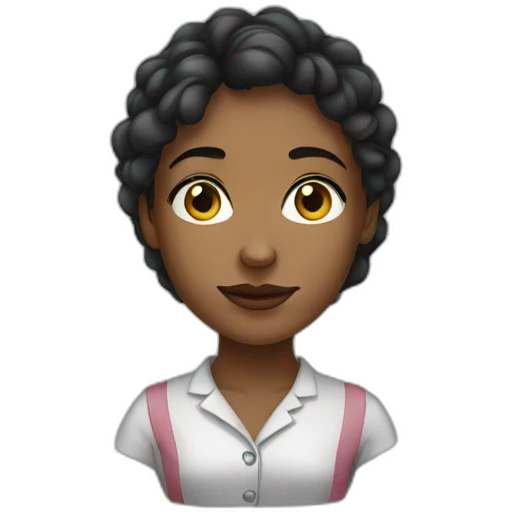 strong wiled french young women  emoji
