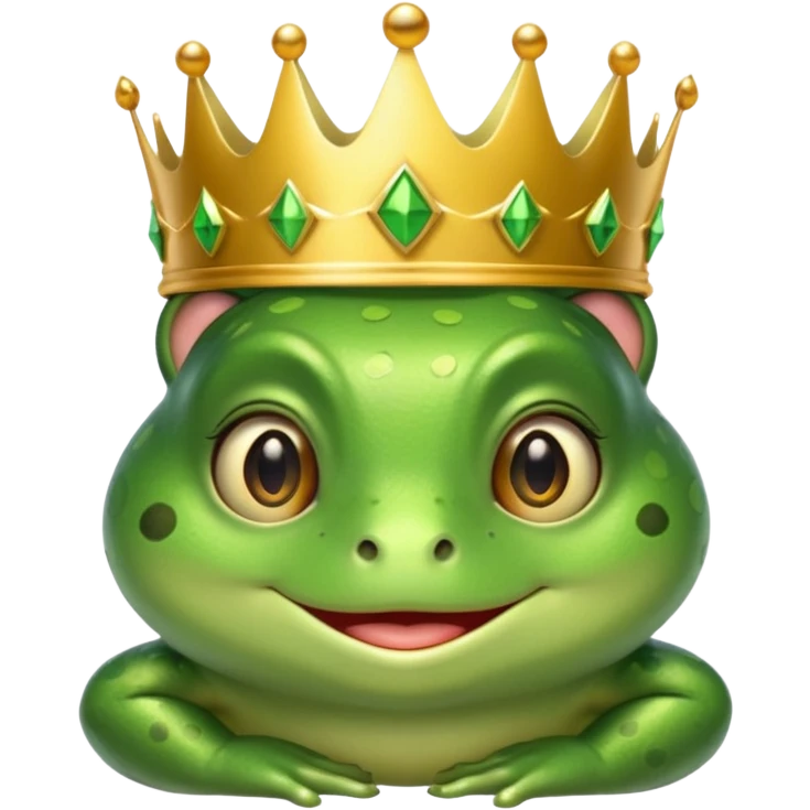 Frog princesseam emoji