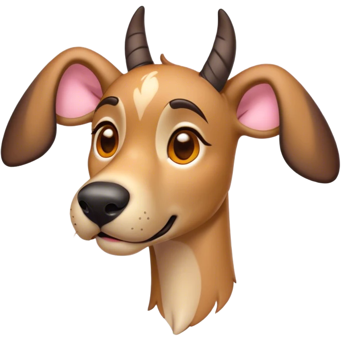 Cinematic Comical Fawn Great Dane Portrait Emoji, Head tilted dramatically with an exaggeratedly amused expression, featuring a sleek fawn Fur, wide, expressive amber eyes filled with playful disbelief, Simplified yet hilariously expressive features, highly detailed, glowing with a slightly sassy glow, high shine, dramatic yet playful, stylized with an air of cheeky mischief, bright and endearing, soft glowing outline, capturing the essence of a spirited and over-the-top guardian, so meme-worthy it feels like it could side-eye its way into internet fame instantly! emoji
