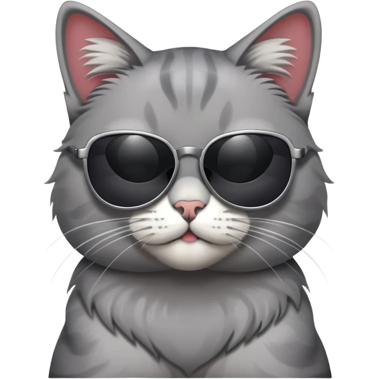 Cat wearing sunglasses emoji