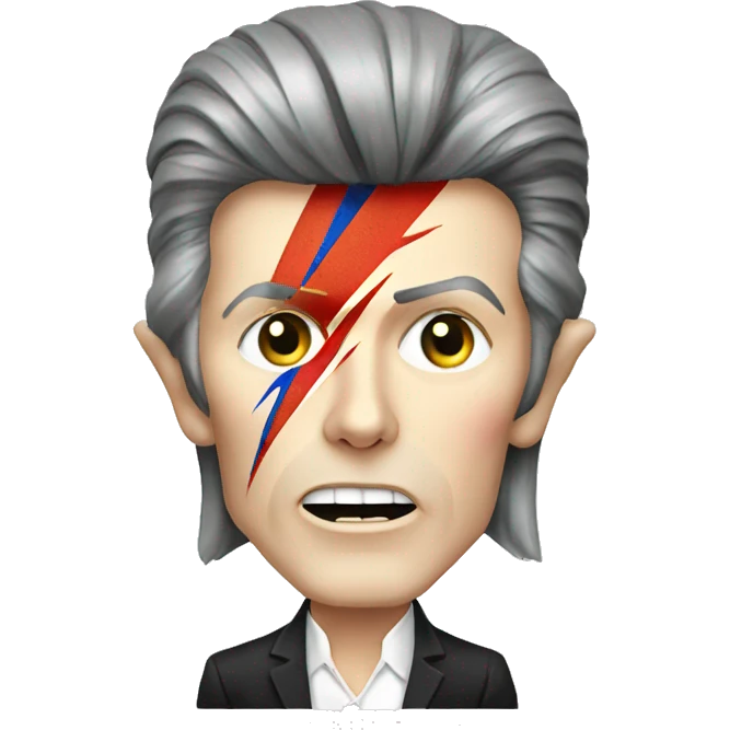 david bowie stardust emoji
