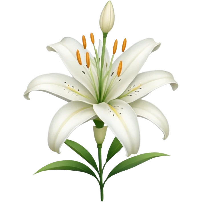White Lily emoji emoji