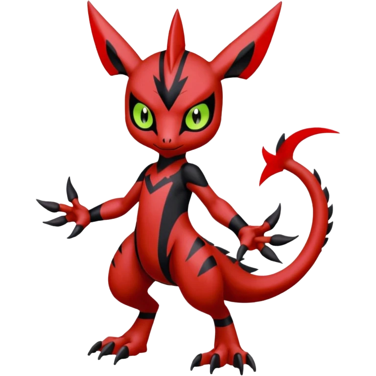Meloetta-Guilmon-Darkrai-Pokémon-Digimon-Fakémon-fusion-hybrid-creature emoji