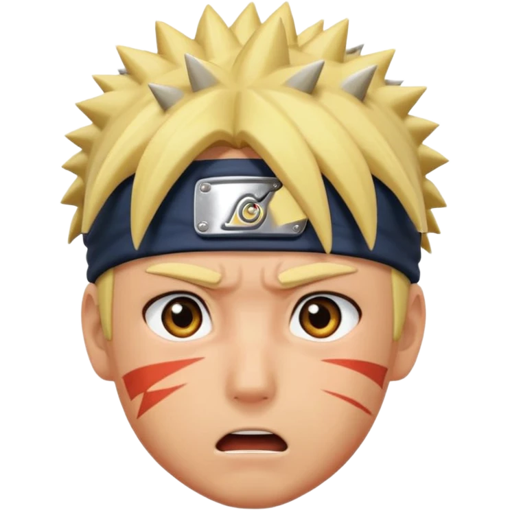 Naruto different reactions emoji