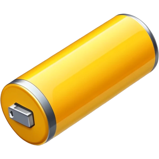 Yellow battery  emoji
