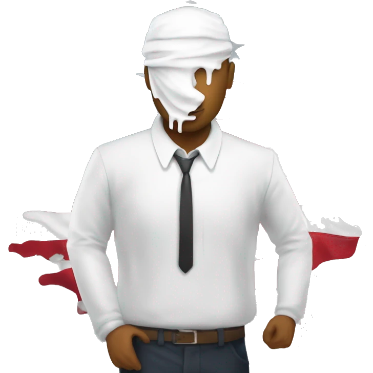 Un homme blanc avec un drip U.S emoji