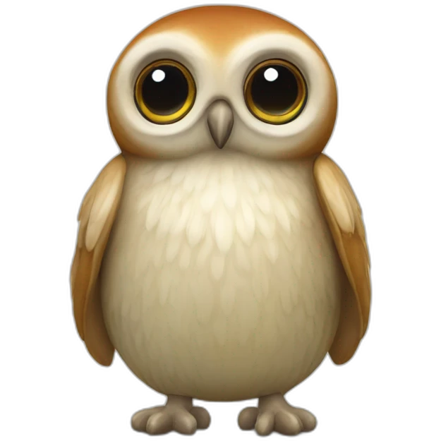 Hibou-champignon emoji