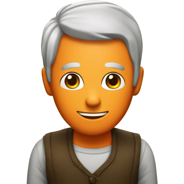 Man with a pumpkin for a head  emoji