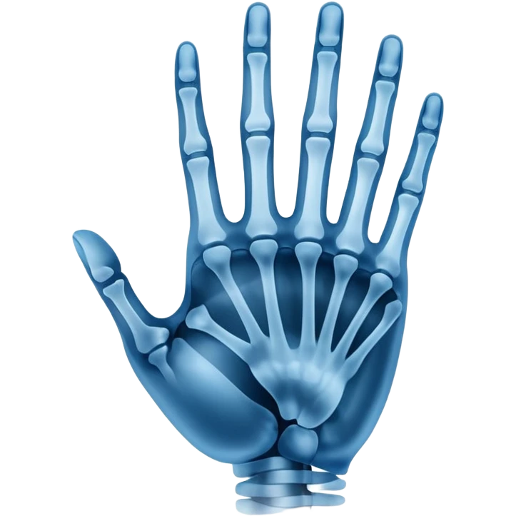 blue xray image emoji