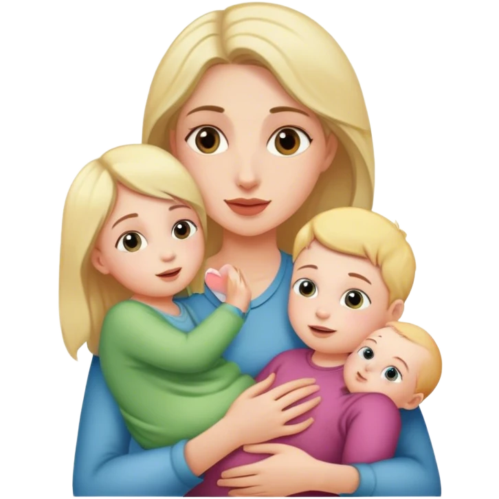 Mom with child emoji