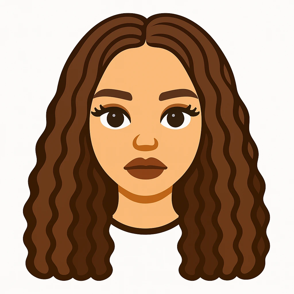 Convert this photo into an emoji style image closely resembling the original person, capturing their facial features and expression accurately. emoji