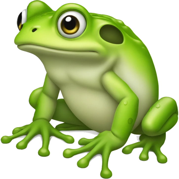 grenouille qui lit emoji