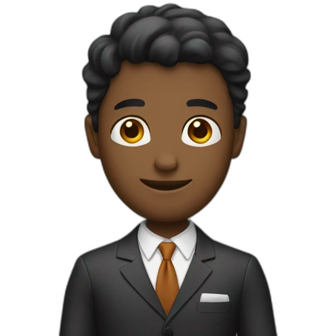 guy suit emoji