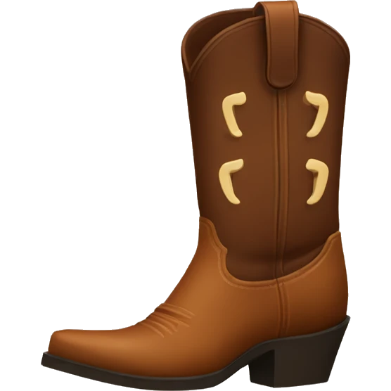 Cowboy boots emoji