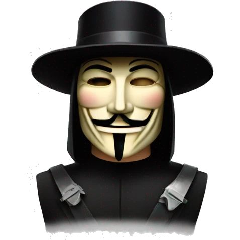 V For vendetta emoji