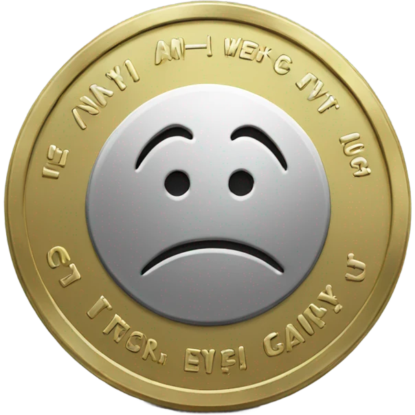 coin with the inscription 1 week emoji