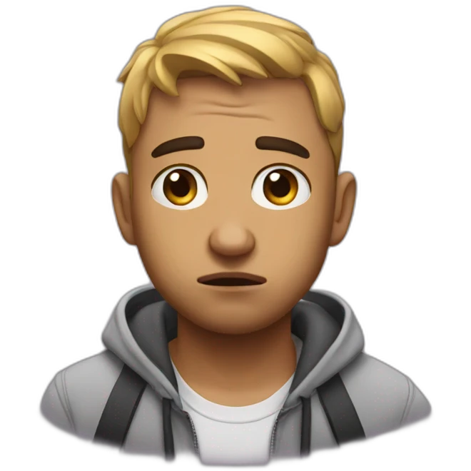 Bad bunny sad emoji