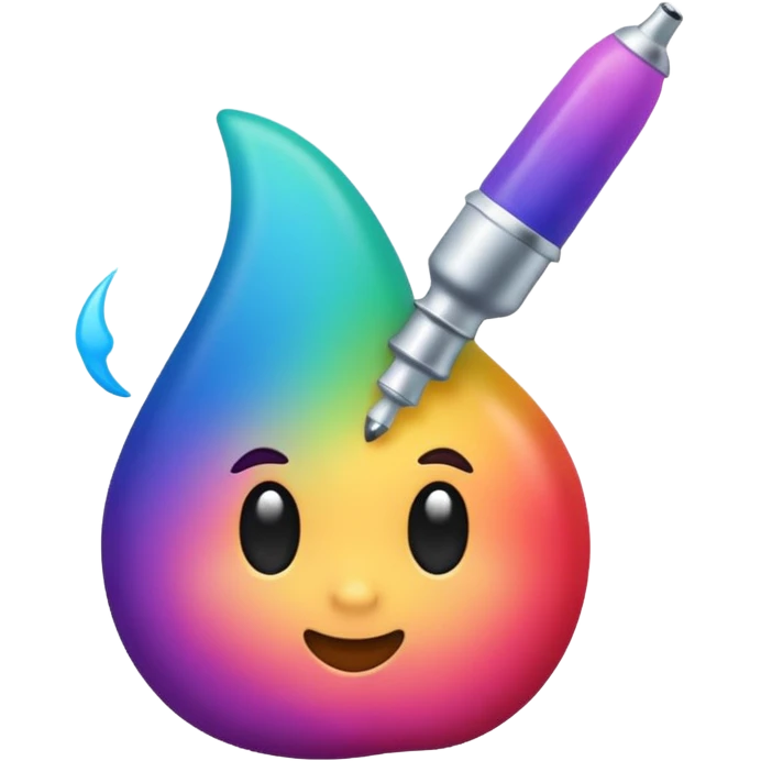 Air brush emoji