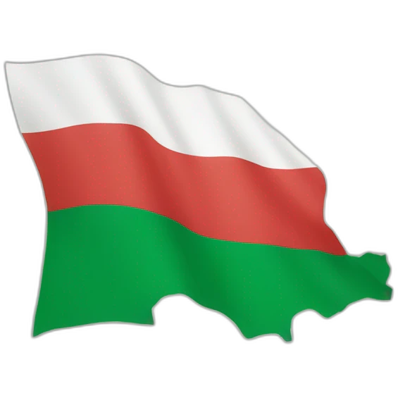 Bulgaria flag shape map emoji