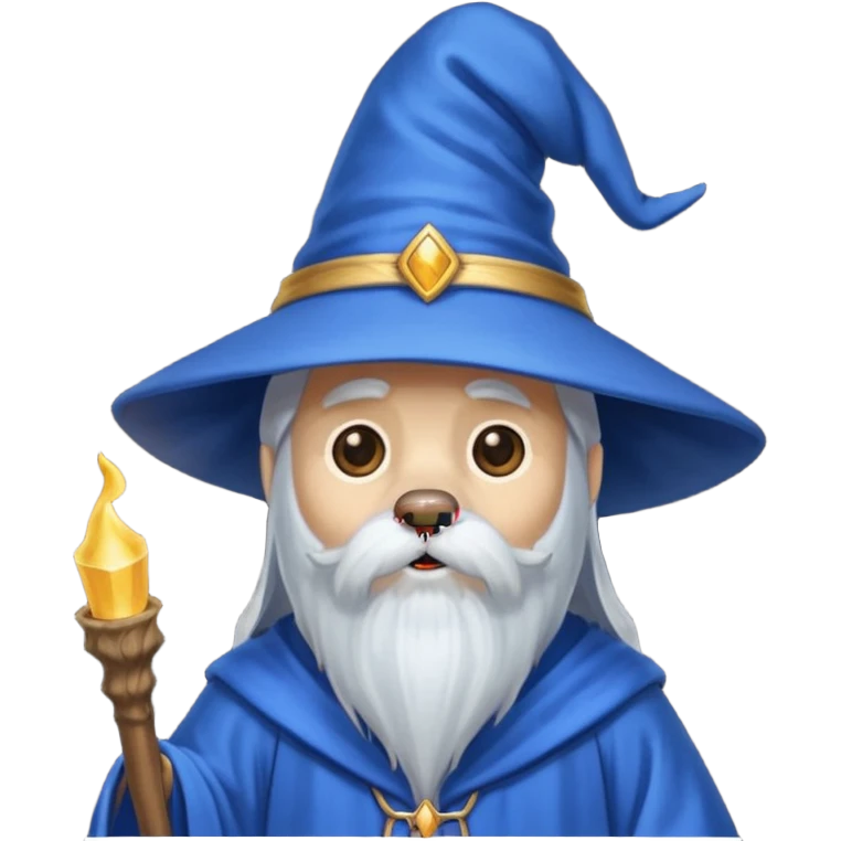 Dog wizard emoji