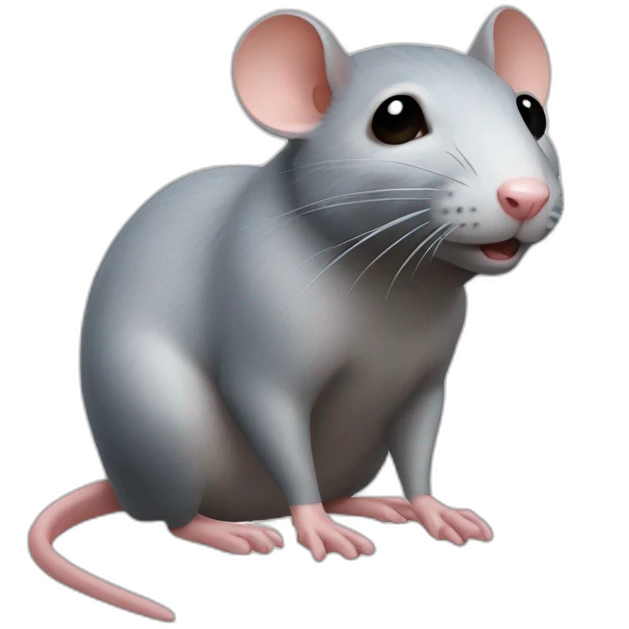 Rat karaté emoji