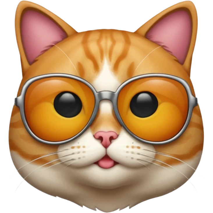 Cat wearing sunglasses emoji