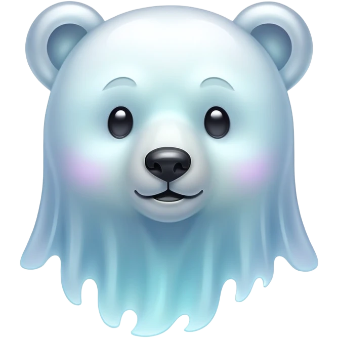 Ghost bear  emoji