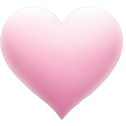 light pink heart in clouds emoji