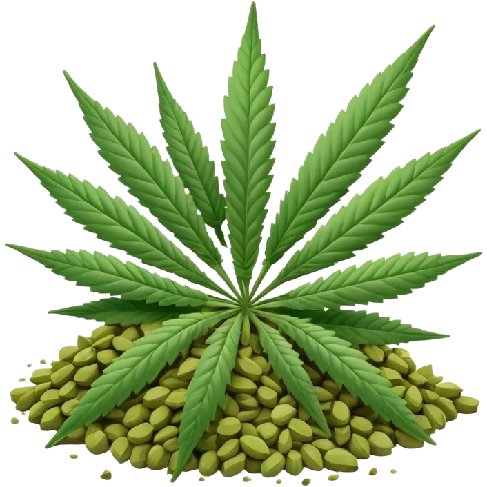 white color marijuana emoji