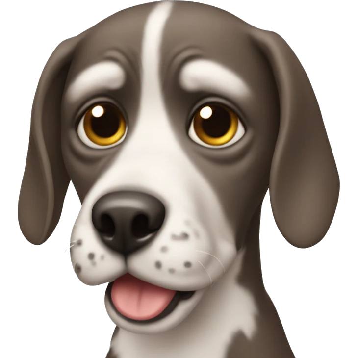 Ugly dog emoji