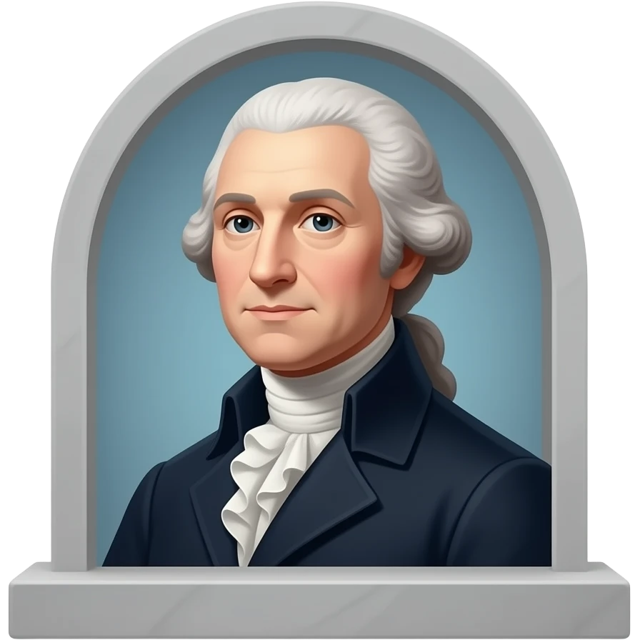 George Washington but in grave emoji