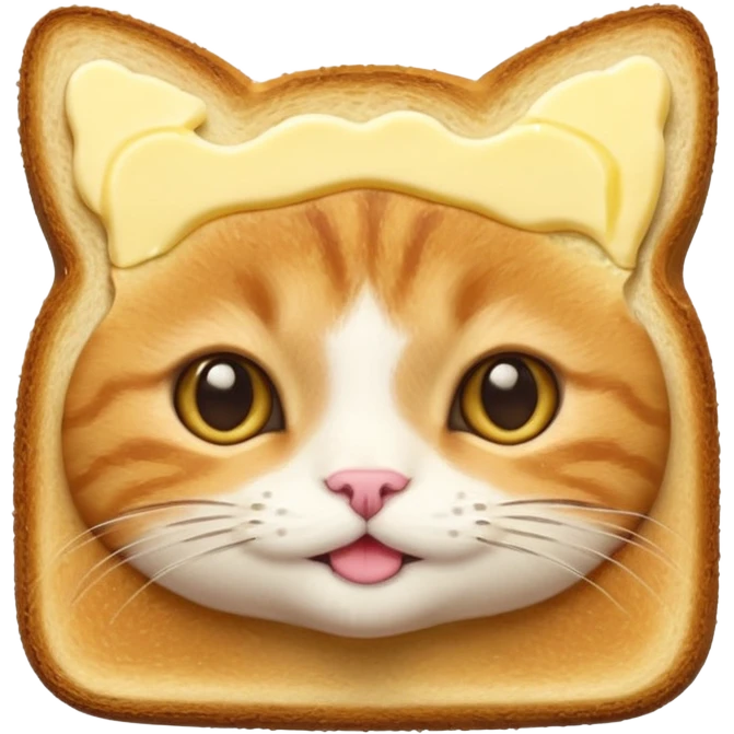 Toast cat emoji