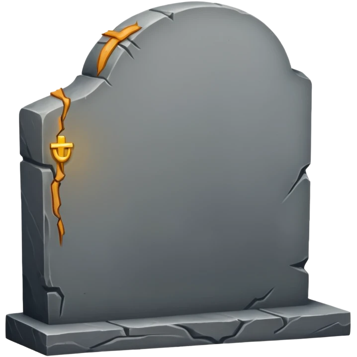 generate a very realistic tombstone emoji