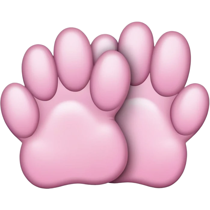 two puppy paws emoji