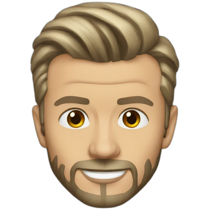 President david beckham emoji