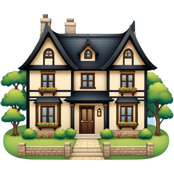 balance with a traditional house on one side and a variety of figures (single person, unmarried couple, etc.) on the other. emoji