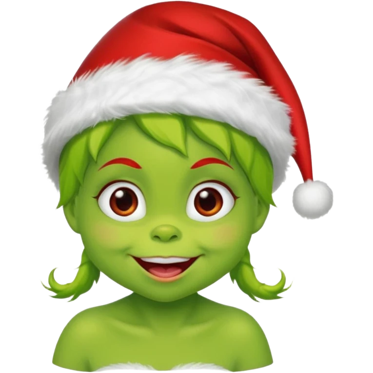 Grinch baby girl emoji