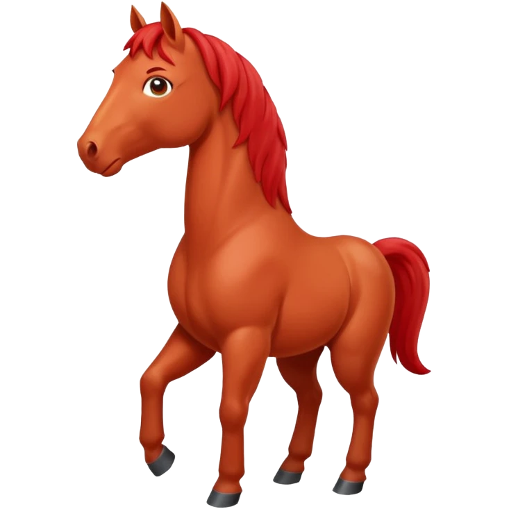 red horse 2026 year funny emoji