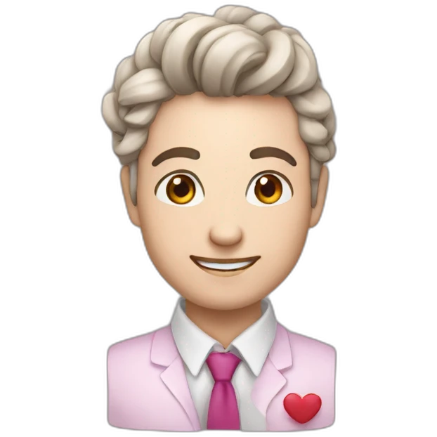 coeur avec ecris dessus un G emoji