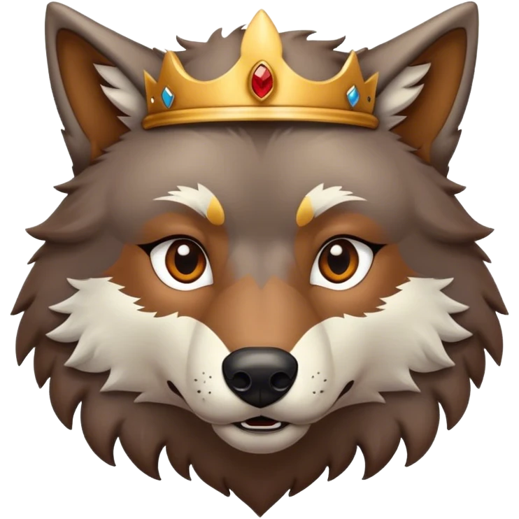 Wolf krone emoji