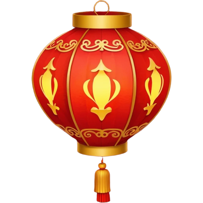 Chinese lantern emoji