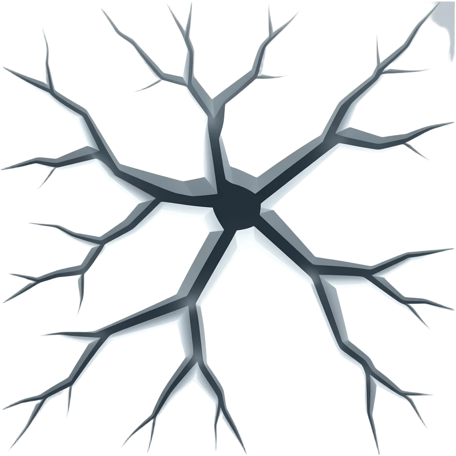 stylized vertical wall crack decal png emoji